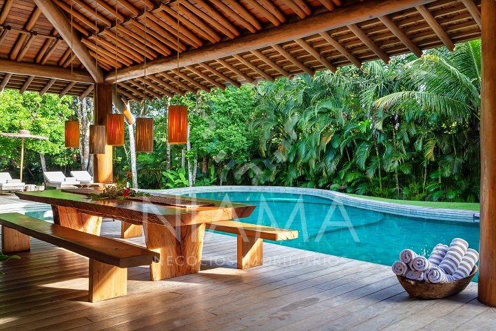 casa de luxo na praia em trancoso